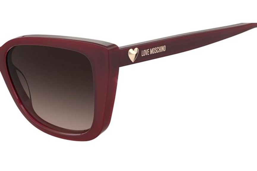 Sonnenbrille Love Moschino MOL073/S WGX/HA Rechteck Rot