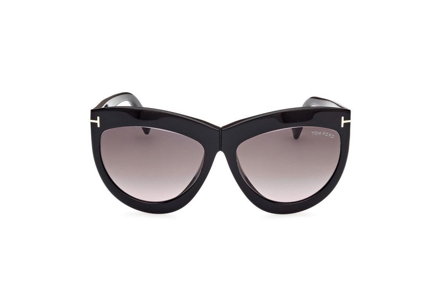 Sunglasses Tom Ford FT1112 01B Cat Eye Schwarz