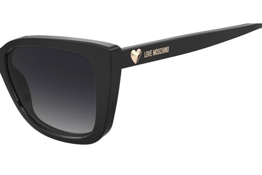 Sunglasses Love Moschino MOL073/S 7RM/9O Rechteck Schwarz