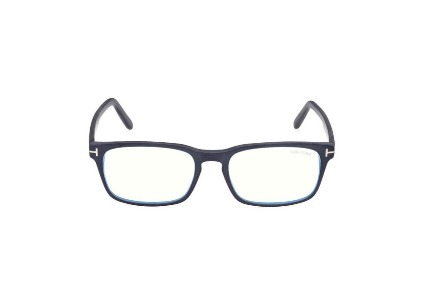 Glasses Tom Ford FT5938-B 091 Quadratisch Blau