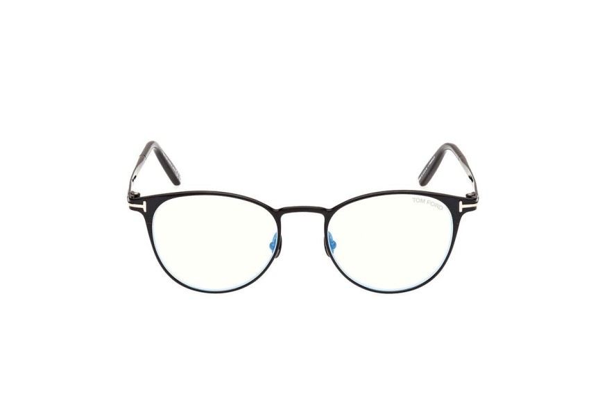 Brillen Tom Ford FT5936-B 001 Rund Schwarz