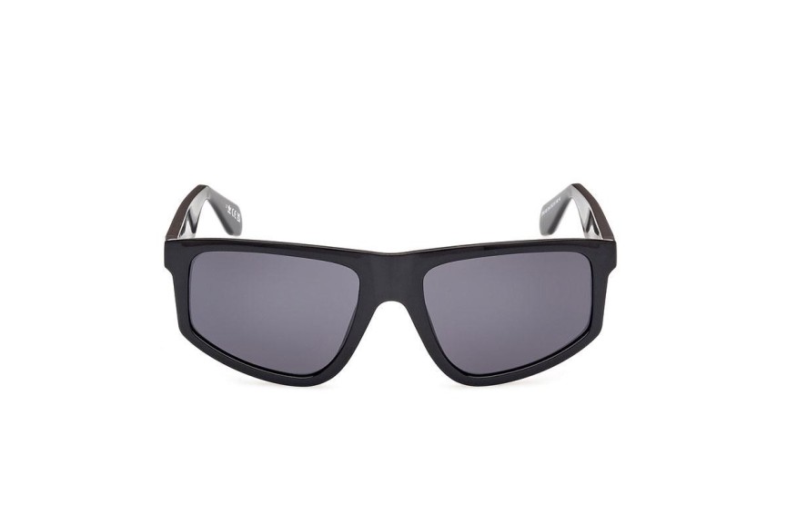 Sonnenbrille Adidas Originals OR0108 01A Rechteck Schwarz