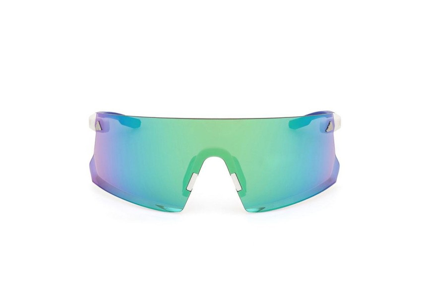 Sonnenbrille Adidas Sport SP0090 21Q Monoscheibe | Shield Weiß