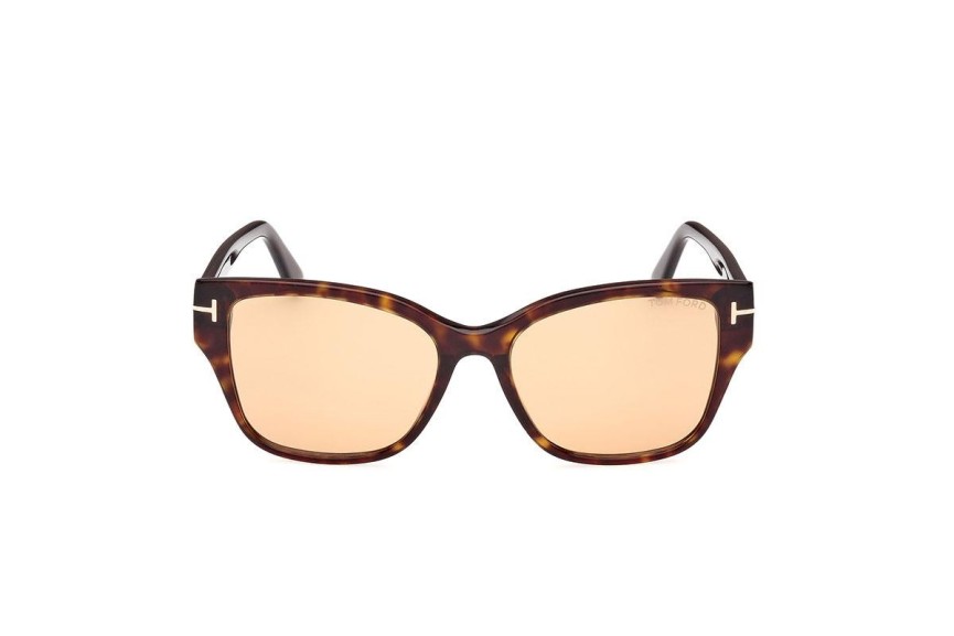 Sunglasses Tom Ford FT1108 52E Rechteck Havanna