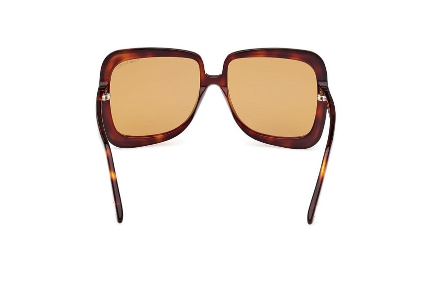 Sonnenbrille Tom Ford FT1156 52E Rechteck Havanna