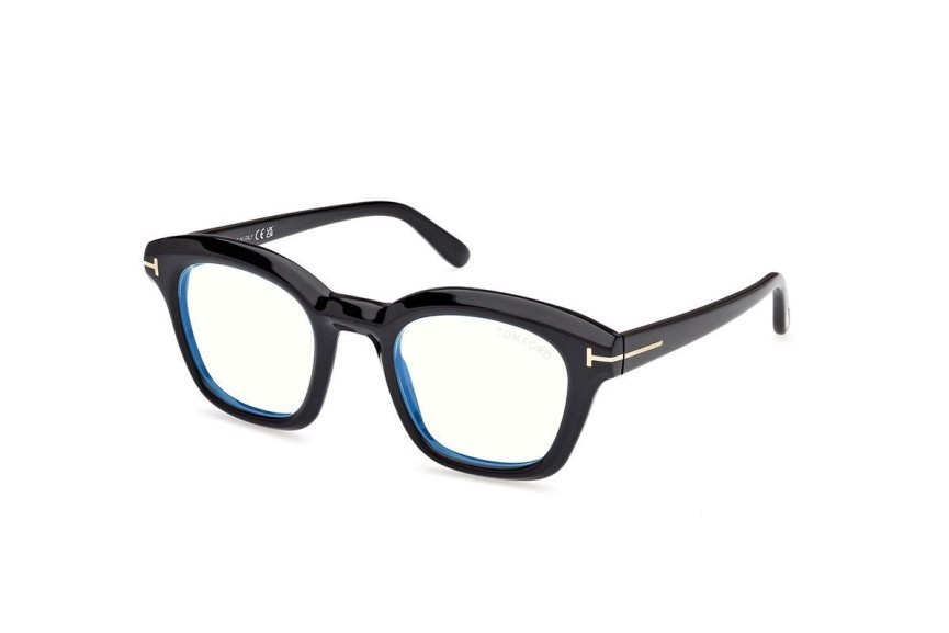 Glasses Tom Ford FT5961-B 001 Browline Schwarz