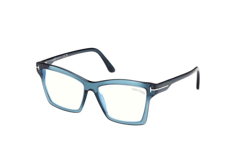 Brillen Tom Ford FT5964-B 092 Rechteck Blau