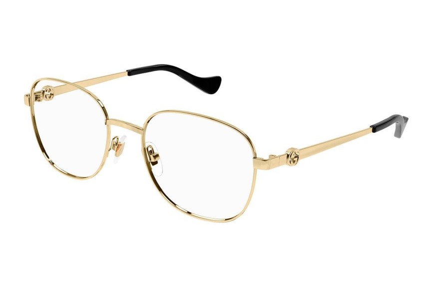 Glasses Gucci GG1602O 001 Rund Gold