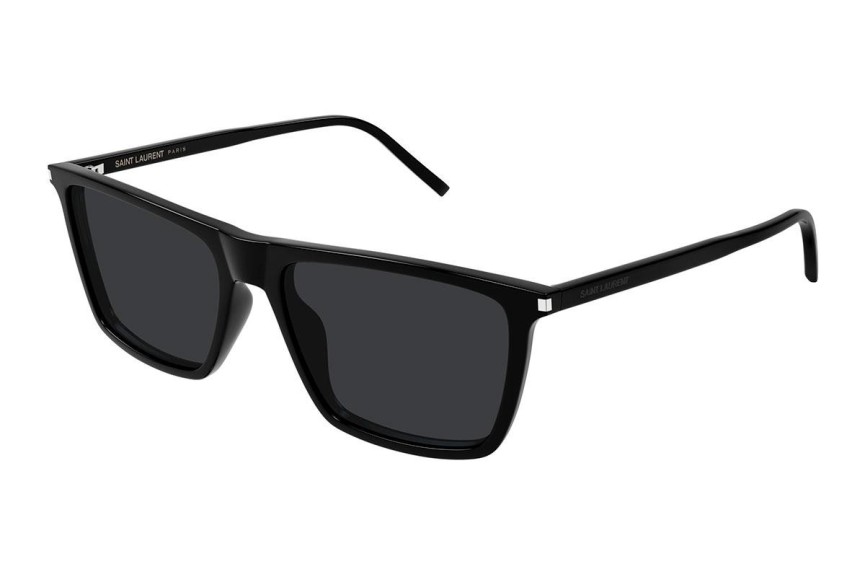 Sonnenbrille Saint Laurent SL668 001 Rechteck Schwarz