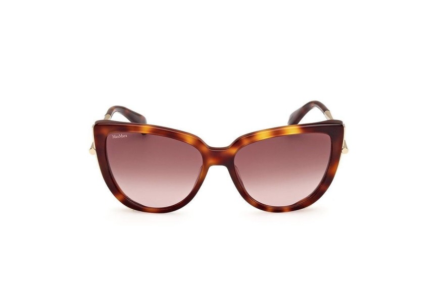 Sonnenbrille Max Mara MM0095 52F Cat Eye Havanna