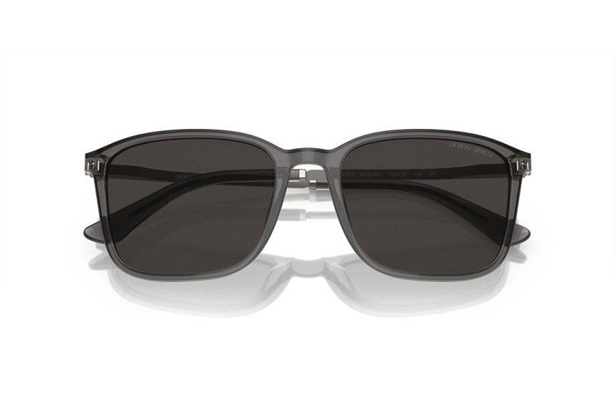 Sunglasses Giorgio Armani AR8197 6036M3 Rechteck Grau