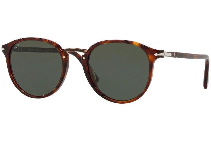 Sonnenbrille Persol Typewriter Edition PO3210S 24/31 Rund Havanna