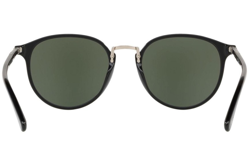 Sonnenbrille Persol Typewriter Edition PO3210S 95/31 Rund Schwarz