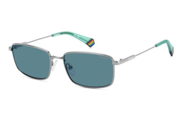 Sonnenbrille Polaroid PLD6227/S/X 6LB/C3 Polarized Rechteck Silber