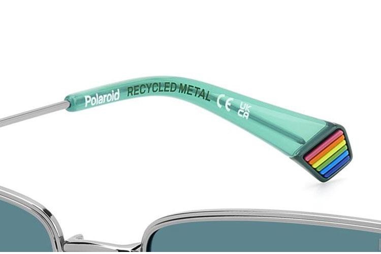 Sonnenbrille Polaroid PLD6227/S/X 6LB/C3 Polarized Rechteck Silber