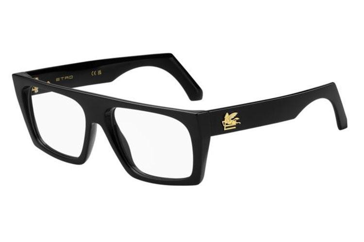 Glasses Etro ETRO0067 807 Flat Top Schwarz