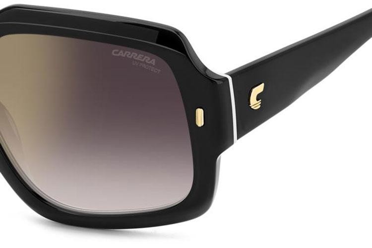 Sonnenbrille Carrera CARRERA3045/S 80S/YK Rechteck Schwarz