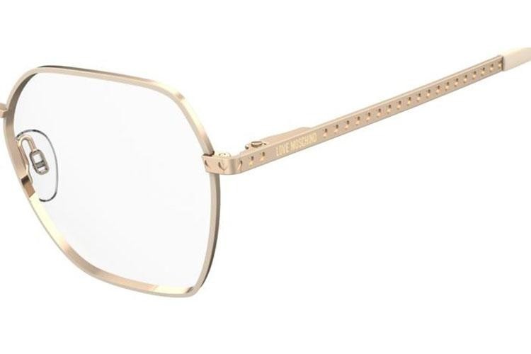 Glasses Love Moschino MOL628/TN B4E Rechteck Gold