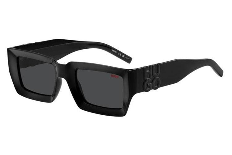 Sonnenbrille HUGO HG1310/S 807/IR Rechteck Schwarz