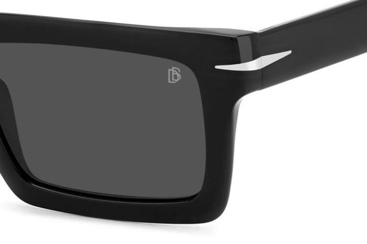 Sunglasses David Beckham DB7126/S 807/IR Rechteck Schwarz