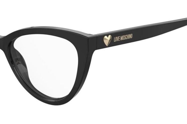 Glasses Love Moschino MOL631 7RM Cat Eye Schwarz