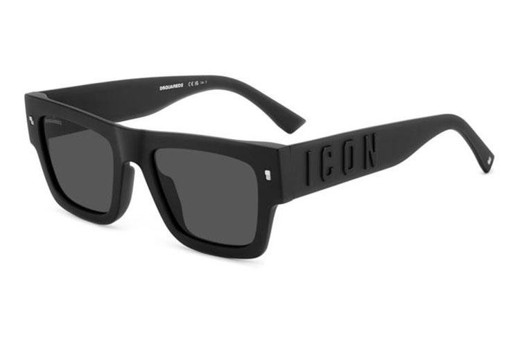 Sunglasses Dsquared2 ICON0021/S 003/IR Rechteck Schwarz