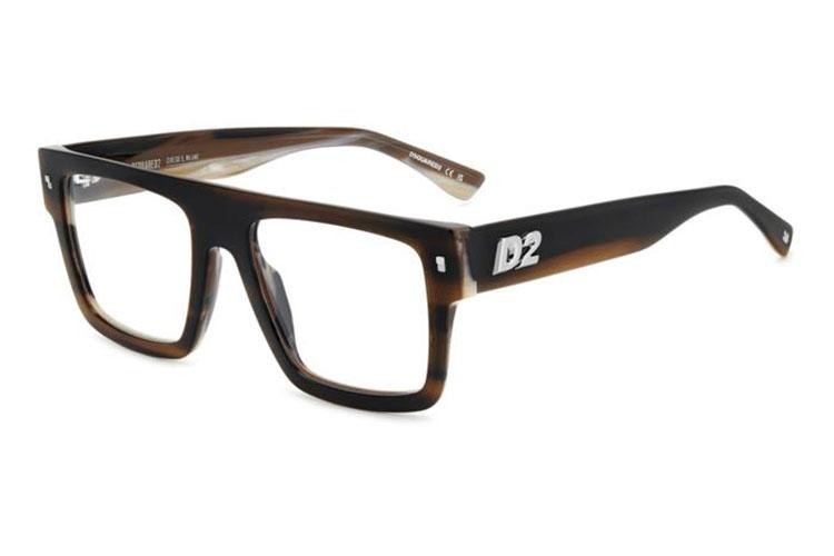 Glasses Dsquared2 D20147 EX4 Flat Top Braun