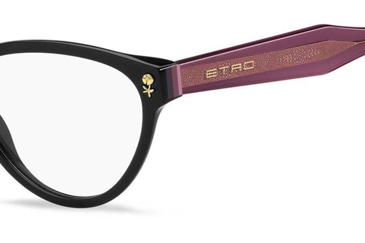 Glasses Etro ETRO0014 HK8 Cat Eye Schwarz