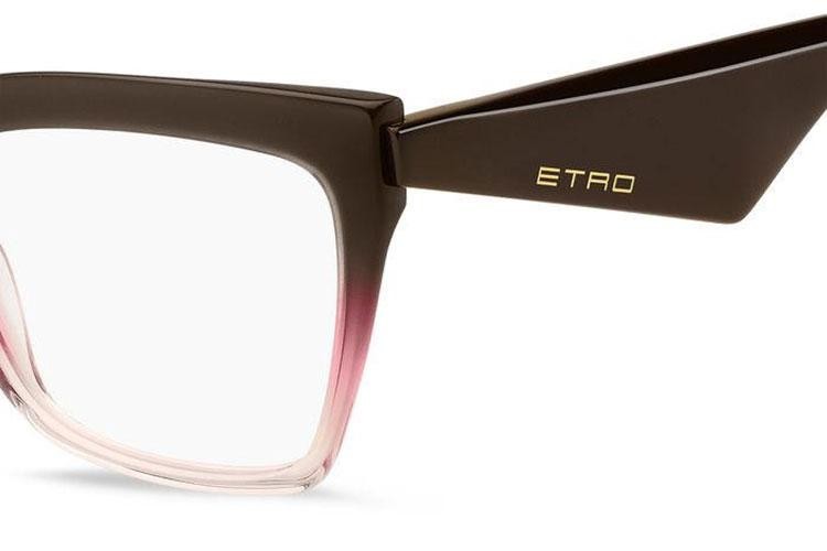 Brillen Etro ETRO0006 SOE Rechteck Braun