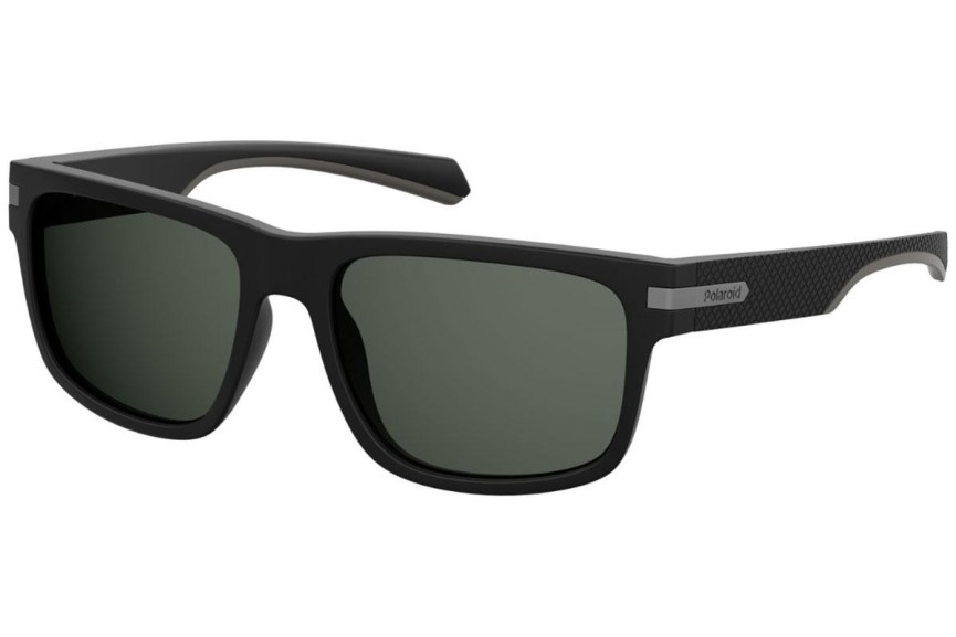 Sonnenbrille Polaroid Active Collection PLD2066/S 003/M9 Polarized Quadratisch Schwarz