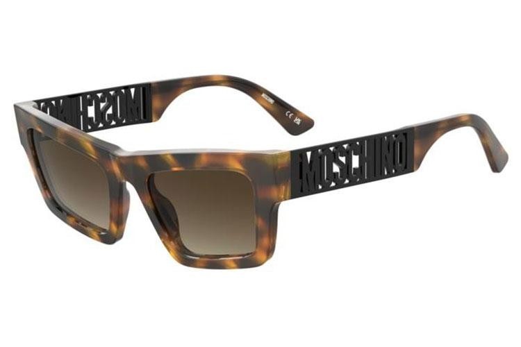 Sonnenbrille Moschino MOS171/S 086/HA Rechteck Havanna