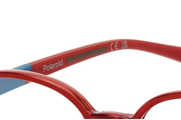 Glasses Polaroid Junior PLDD840 C9A Oval Rot