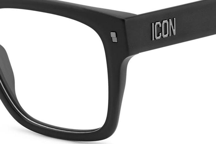 Glasses Dsquared2 ICON0018 003 Flat Top Schwarz