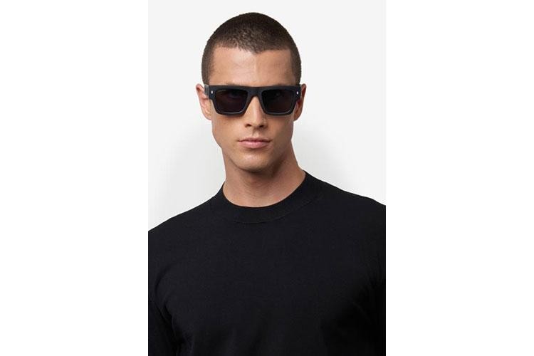 Sonnenbrille Dsquared2 ICON0021/S 003/IR Rechteck Schwarz