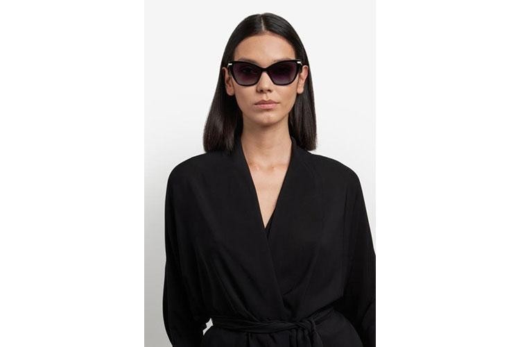 Sunglasses Carolina Herrera HER0262/S 807/9O Cat Eye Schwarz