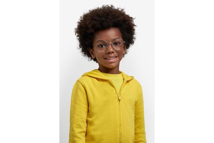 Glasses Polaroid Junior PLDD839 KJ1 Rund Grau