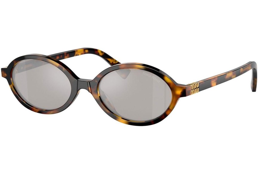 Sonnenbrille Miu Miu MU04ZS VAU07F Oval Havanna