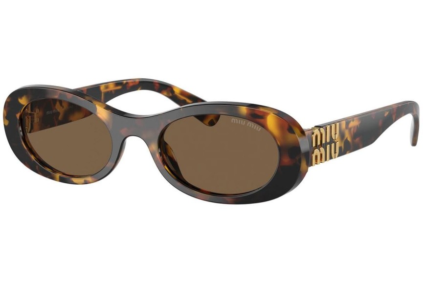 Sonnenbrille Miu Miu MU06ZS VAU06B Oval Havanna