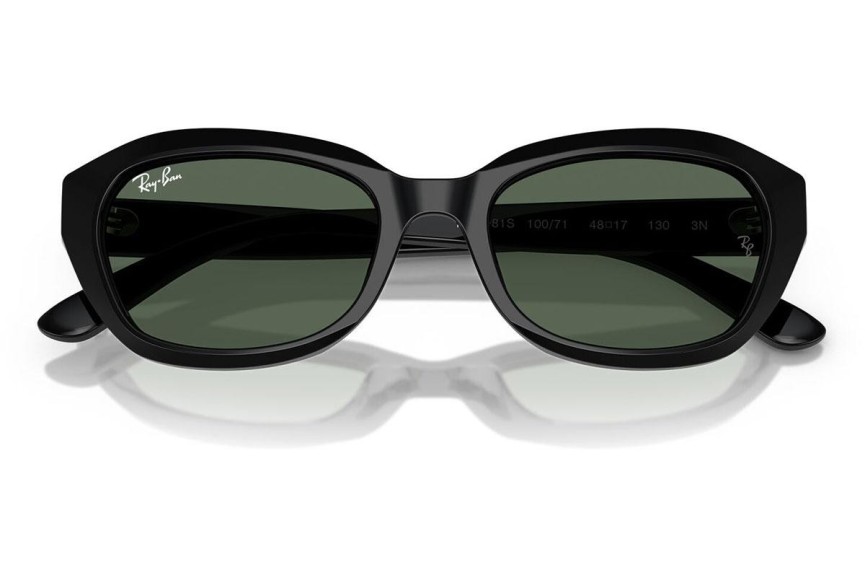 Sonnenbrille Ray-Ban Junior RJ9081S 100/71 Rechteck Schwarz