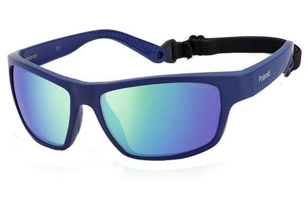 Sonnenbrille Polaroid PLD7037/S PJP/5Z Polarized Rechteck Blau