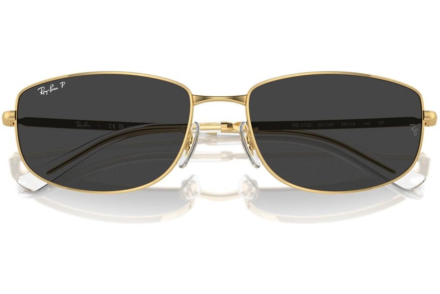 Sonnenbrille Ray-Ban RB3732 001/48 Polarized Besondere Gold