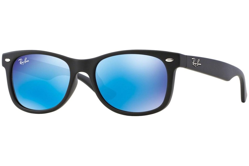 Sunglasses Ray-Ban Junior New Wayfarer Junior RJ9052S 100S55 Quadratisch Schwarz