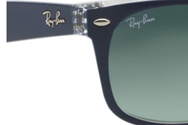 Sunglasses Ray-Ban New Wayfarer Color Mix RB2132 605371 Quadratisch Blau