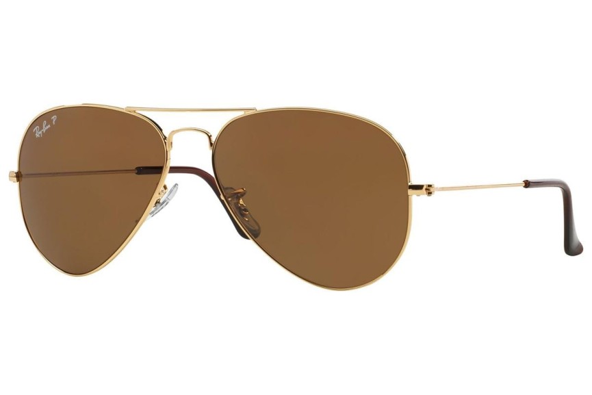 Sonnenbrille Ray-Ban Aviator Classic RB3025 001/57 Polarized Pilot Gold