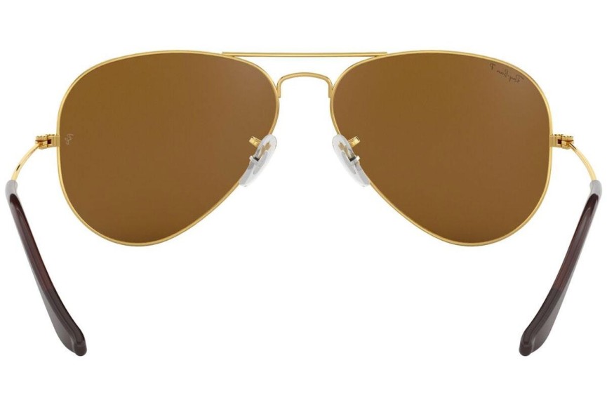 Sunglasses Ray-Ban Aviator Classic RB3025 001/57 Polarized Pilot Gold