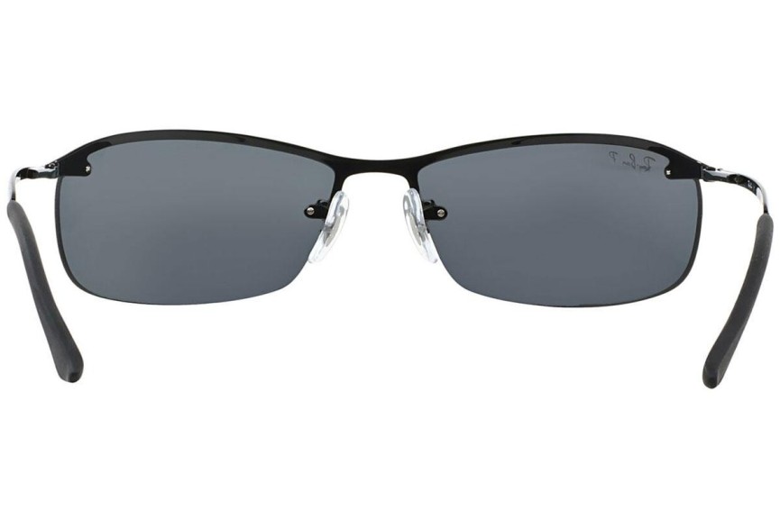 Sonnenbrille Ray-Ban RB3183 002/81 Polarized Rechteck Schwarz