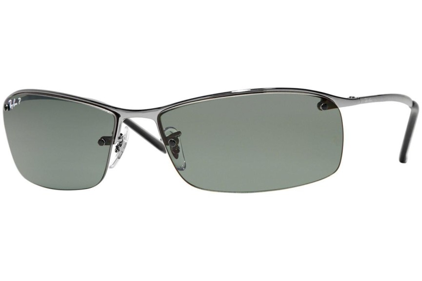 Sonnenbrille Ray-Ban RB3183 004/9A Polarized Rechteck Silber