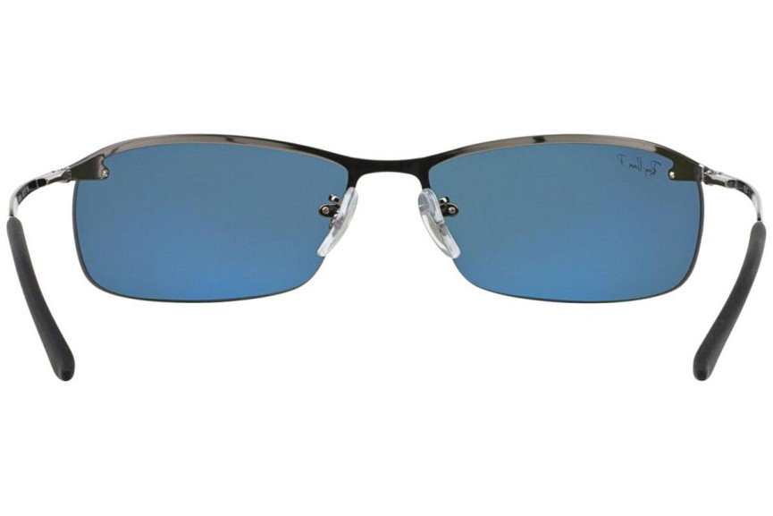 Sunglasses Ray-Ban RB3183 004/9A Polarized Rechteck Silber