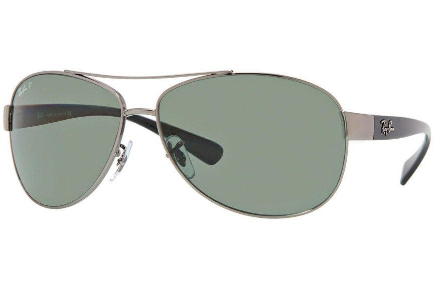 Sonnenbrille Ray-Ban RB3386 004/9A Polarized Pilot Silber