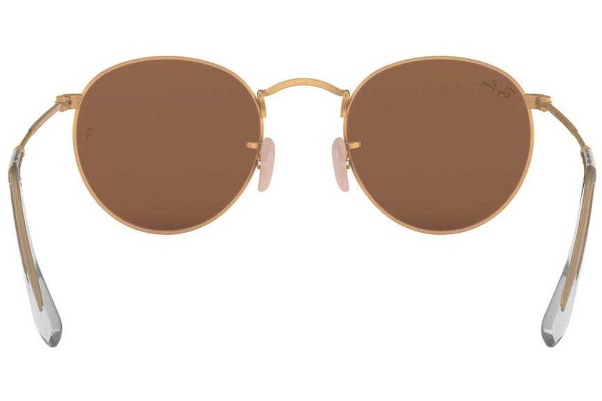 Sonnenbrille Ray-Ban Round Metal Flash Lenses RB3447 112/Z2 Rund Gold